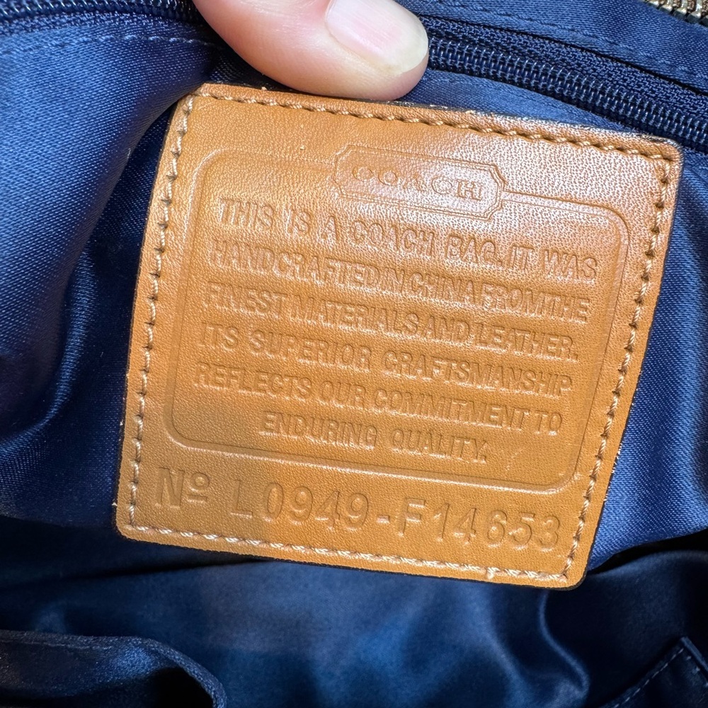 Coach Y2k Multicolor Patchwork Tote & Matching Wa… - image 4